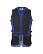 Gilet Ball Trap Noir Et Bleu Percussion-1
