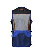 Gilet Ball Trap Noir Et Bleu Percussion-2
