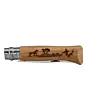 Couteau OPINEL 8 Inox Chien Chêne
gravure