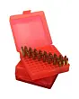 Boîte de Rangement pour 100 Munitions Calibre 22 Mag et 17HMR