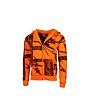 Sweat Capuche Zippé Camouflage Orange Treeland 4