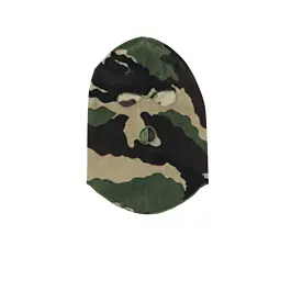 Cagoule Polaire 3 Trous Camouflage Vert Armée - Taille Unique Homme