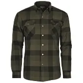 Chemise Classique en Laine Mélangée Kaki/Noir Canada 2.0 Pinewood