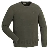 Pull Col Rond Coton Kaki Värnamo Pinewood