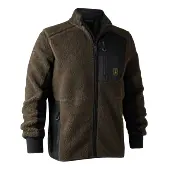 Veste Polaire Molletonnée Deerhunter Rogaland Fiber Pile Marron