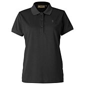 Polo Pinewood Ramsey Coolmax Femme Noir