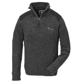 Pull Tricotée Demi-Zip Gris pour Femme Hurricane Pinewood