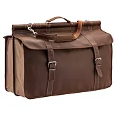 Sac de Battue Country en Cuir Marron