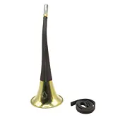 Corne D'appel à Pavillon et Revêtement Cuir Januel 40 cm