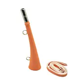 Corne Plate Orange 25 cm avec Bretelle