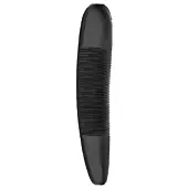Plaque De Couche En Ebonite Noire Striée
