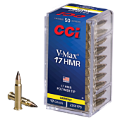 Balles CCI Calibre 17HMR V-Max 17 Grains