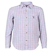 Chemise Enfant Percussion Petits Carreaux Rouge