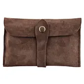 Pochette Country pour 10 Balles de Chasse en Croûte de Cuir 