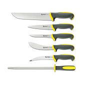 Set de 5 Couteaux Spécial Chasse + Fusil Januel