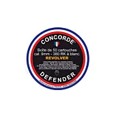 Cartouches A Blanc Concorde Defender 9 mm RK Pour Révolver-1