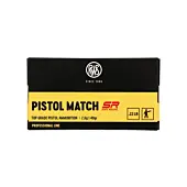 Balles 22LR Percussion Annulaire RWS Pistol Match SR
