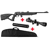 Pack Carabine A Verrou 22 LR BO Manufacture Avec Lunette 3-9X40-1