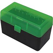Boîte de Rangement 50 Balles Verte/Noir .45-70 270/300 WSM MTM