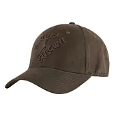 Casquette Peisey Stagunt Marron Logo Noir