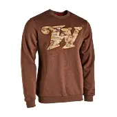 Sweatshirt Winchester Redstone Marron