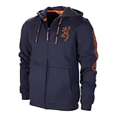 Sweatshirt Zip Browning Snapshot Bleue-1