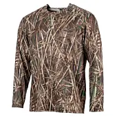 T-shirt de Chasse Manches Longues Treeland Camo Roseaux