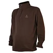 Polaire Col Zippé Treeland Marron