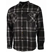 Chemise Polaire Carreaux Treeland Noire